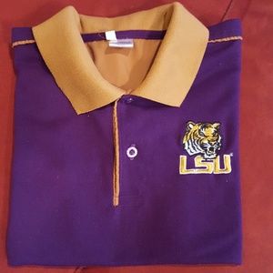 Boys Size 6 LSU Collared Shirt